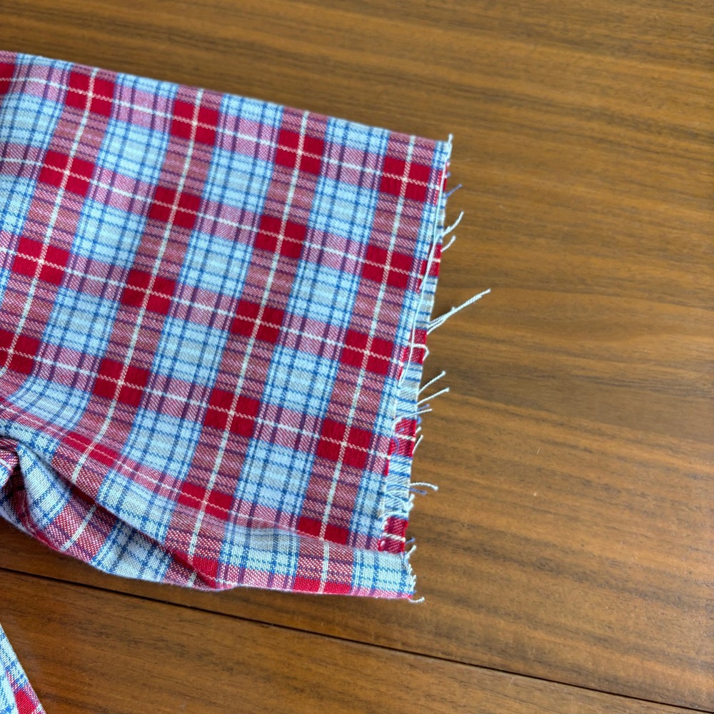 90s Vintage Liz Claiborne Top M Lizwear Cotton Plaid Western Cowgirl Grunge - Picture 10 of 15